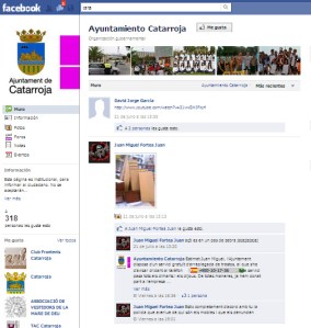 Facebook del Ayuntamiento de Catarroja