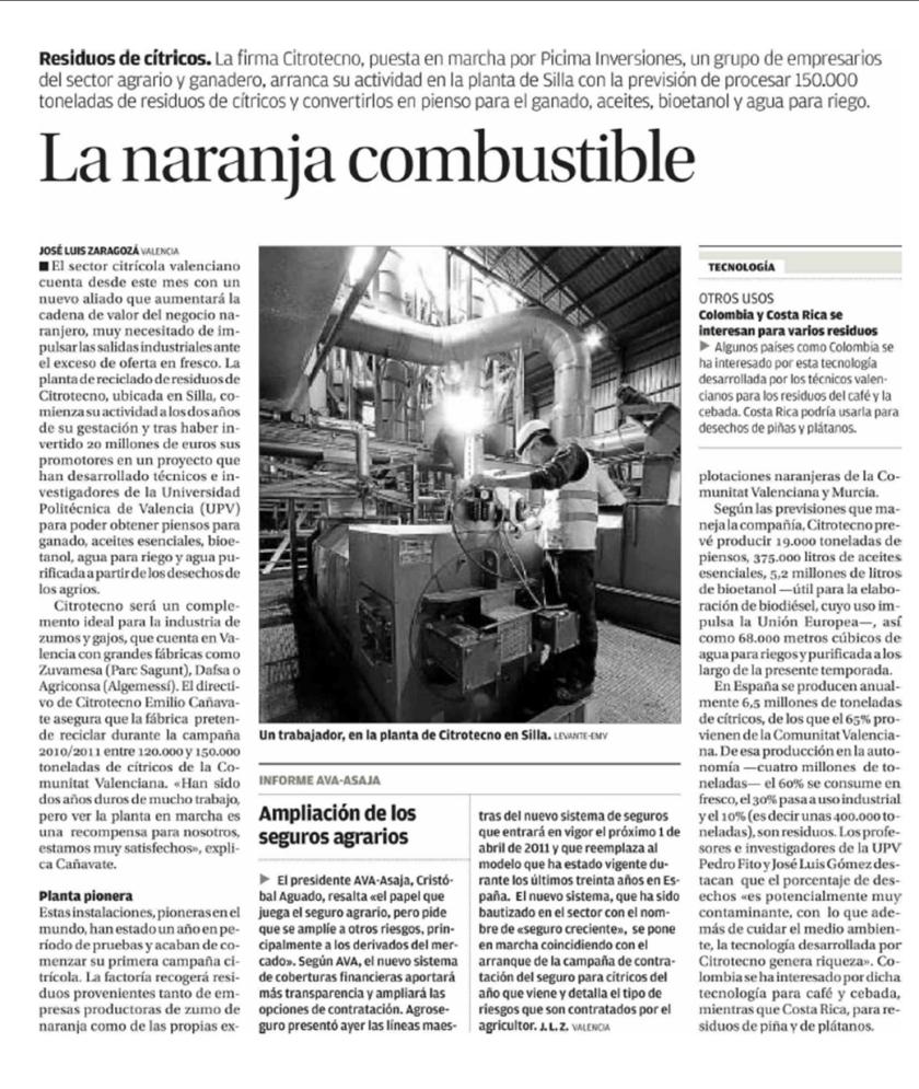 Citrotecno en el Levante EMV