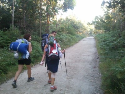 Patricia, Gema y ... en el Camino de Santiago 